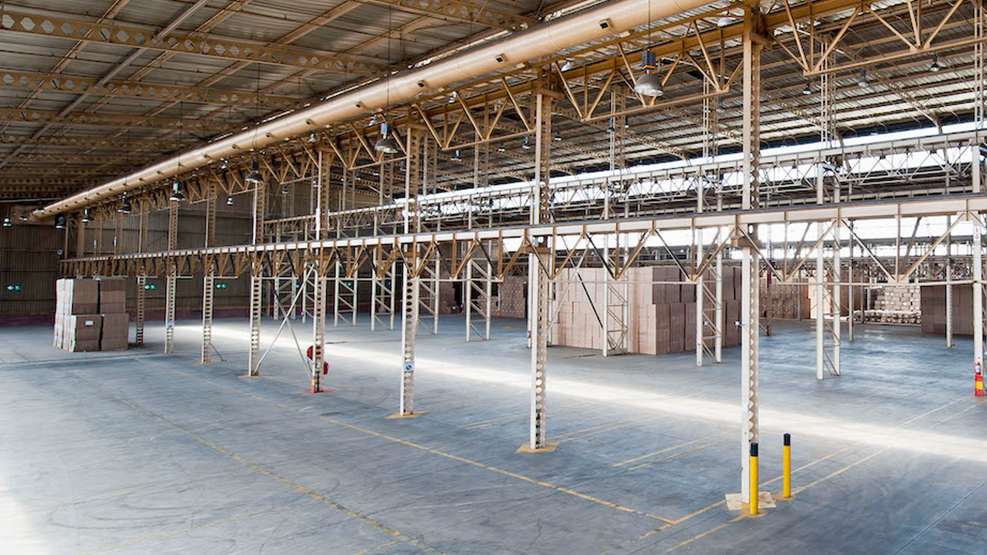 inside warehouse